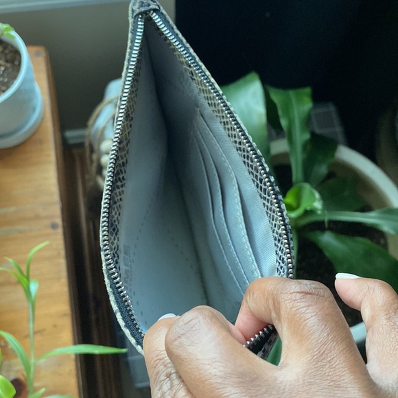 Aimee Kestenberg leather python print wristlet - Picture 5 of 8